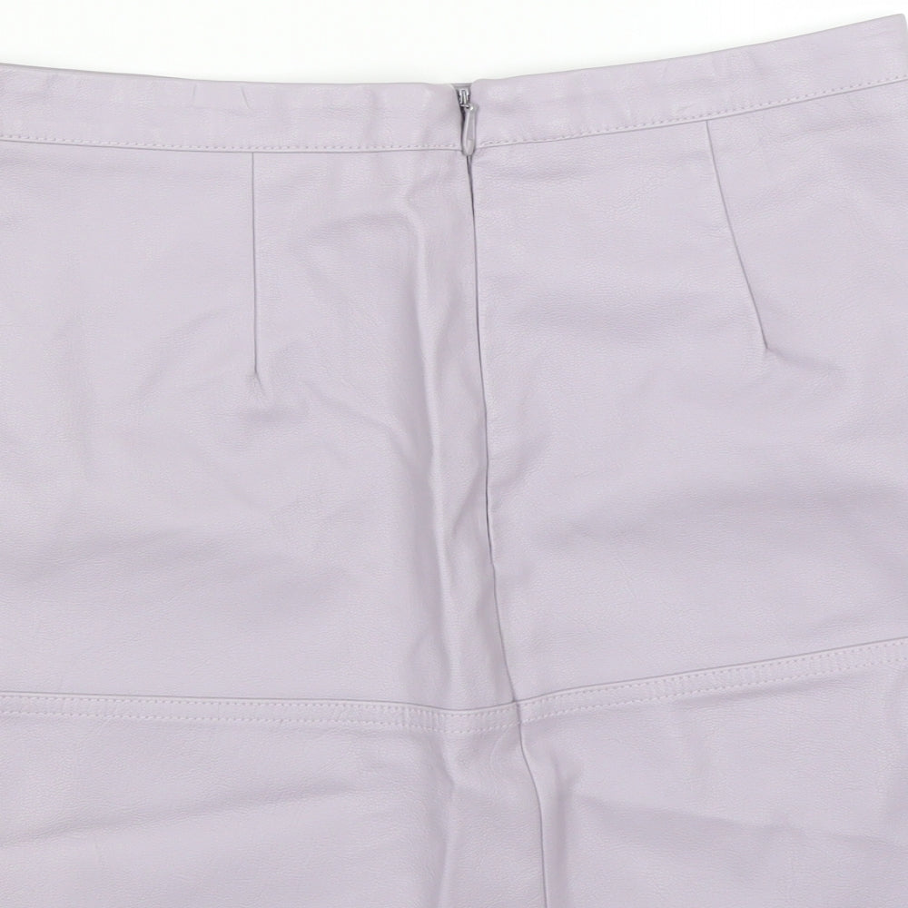 New Look Womens Purple   A-Line Skirt Size 10