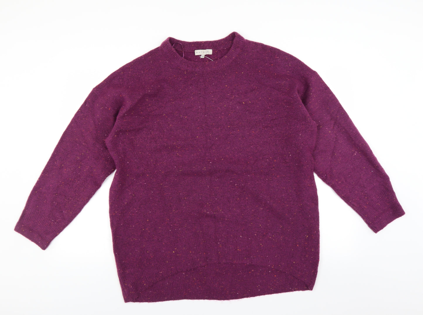 Nutmeg Womens Purple   Pullover Jumper Size 18