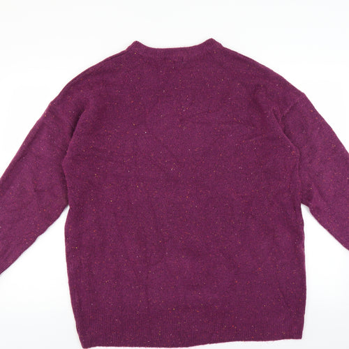 Nutmeg Womens Purple   Pullover Jumper Size 18