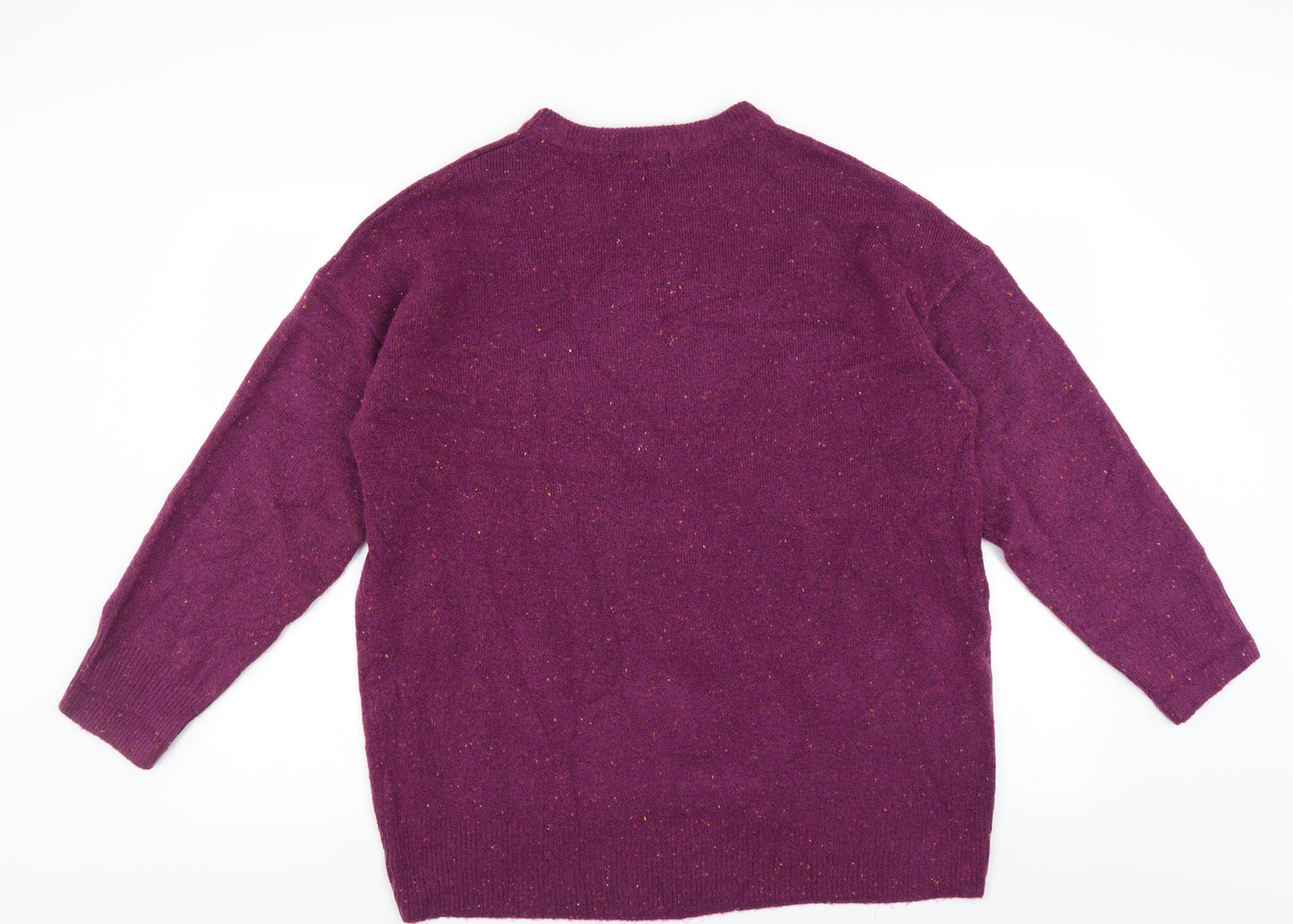 Nutmeg Womens Purple   Pullover Jumper Size 18