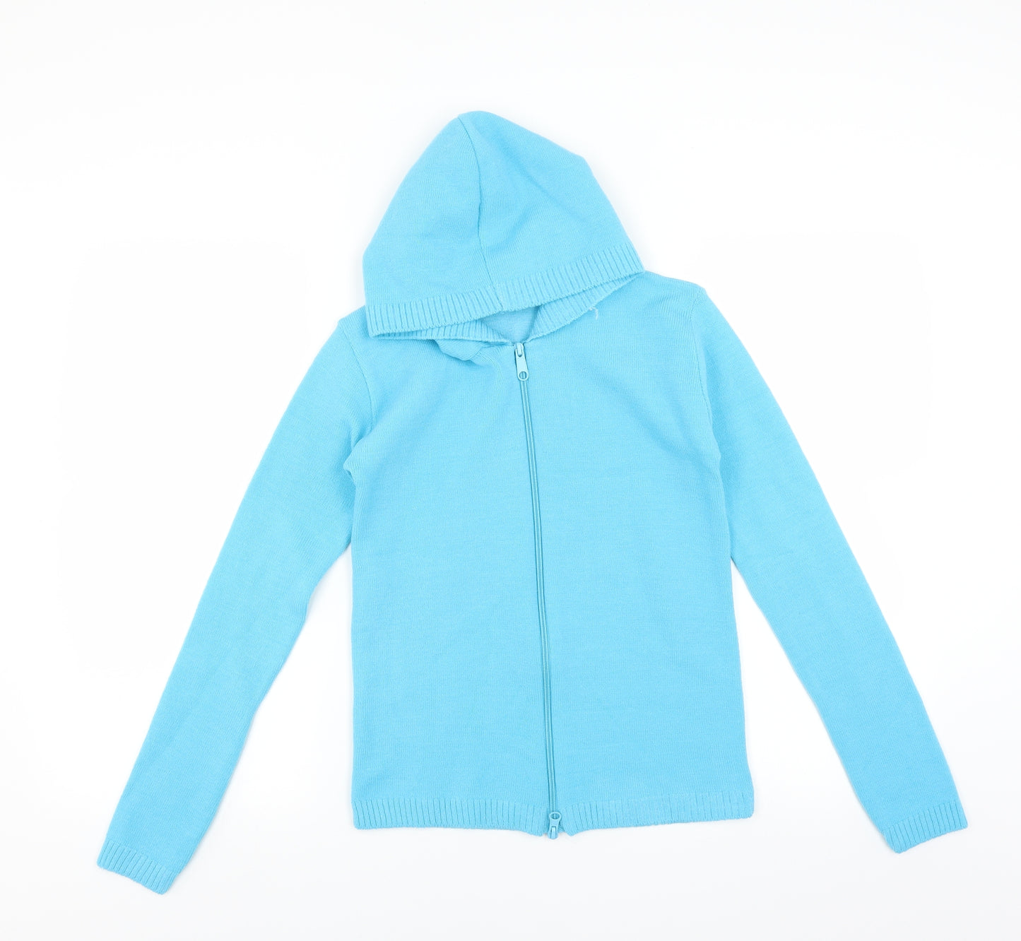 Glimpse Womens Blue   Full Zip Hoodie