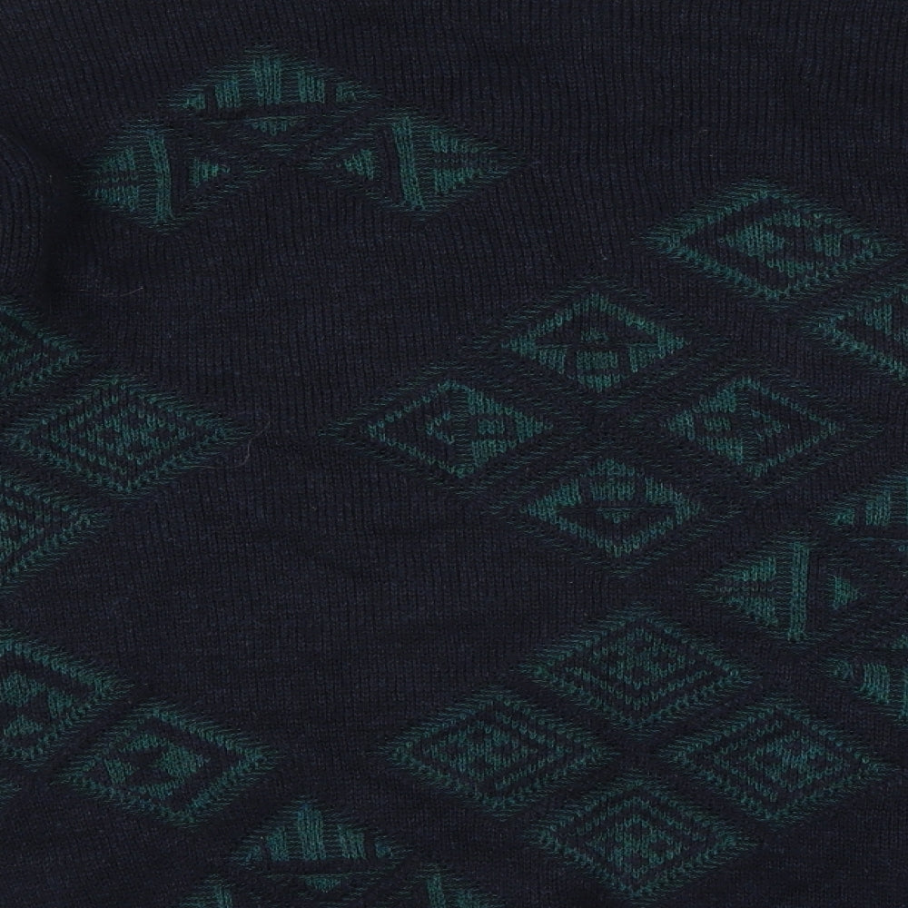 Marks and Spencer Mens Blue   Pullover Jumper Size L
