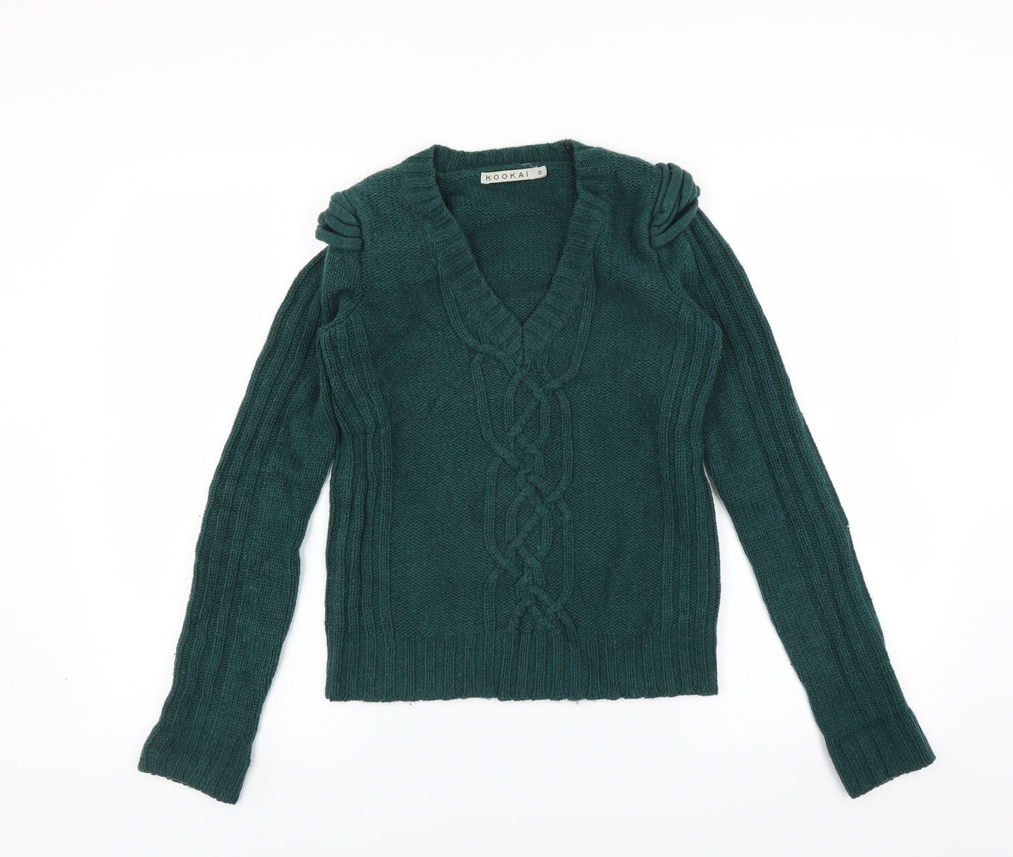 Kookai Womens Green   Pullover Jumper Size 4