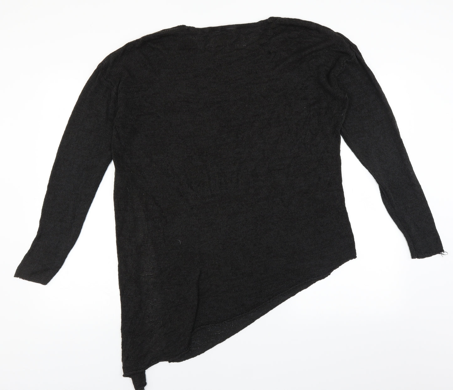 Divided by H&M Womens Black   Pullover Jumper Size L  - Asymmetric