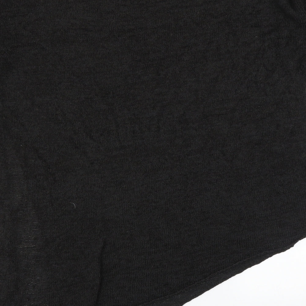 Divided by H&M Womens Black   Pullover Jumper Size L  - Asymmetric