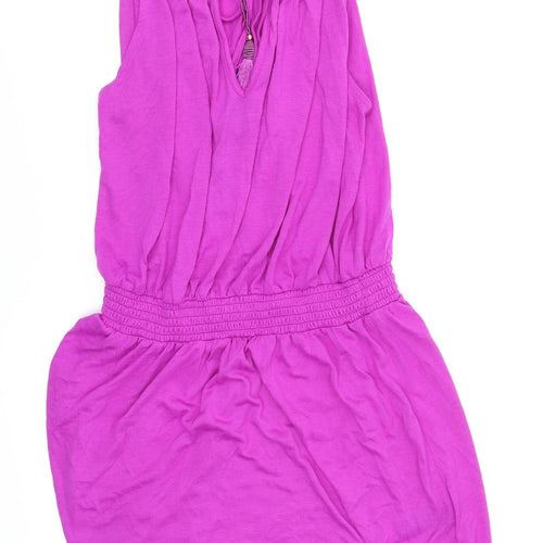Very Womens Purple   T-Shirt Dress  Size 12