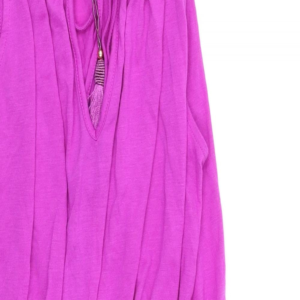 Very Womens Purple   T-Shirt Dress  Size 12