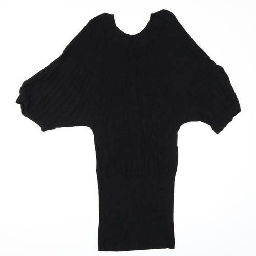 H&M Womens Black   Pullover Jumper Size 8