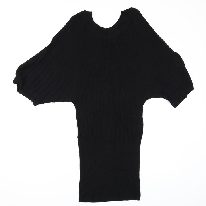 H&M Womens Black   Pullover Jumper Size 8