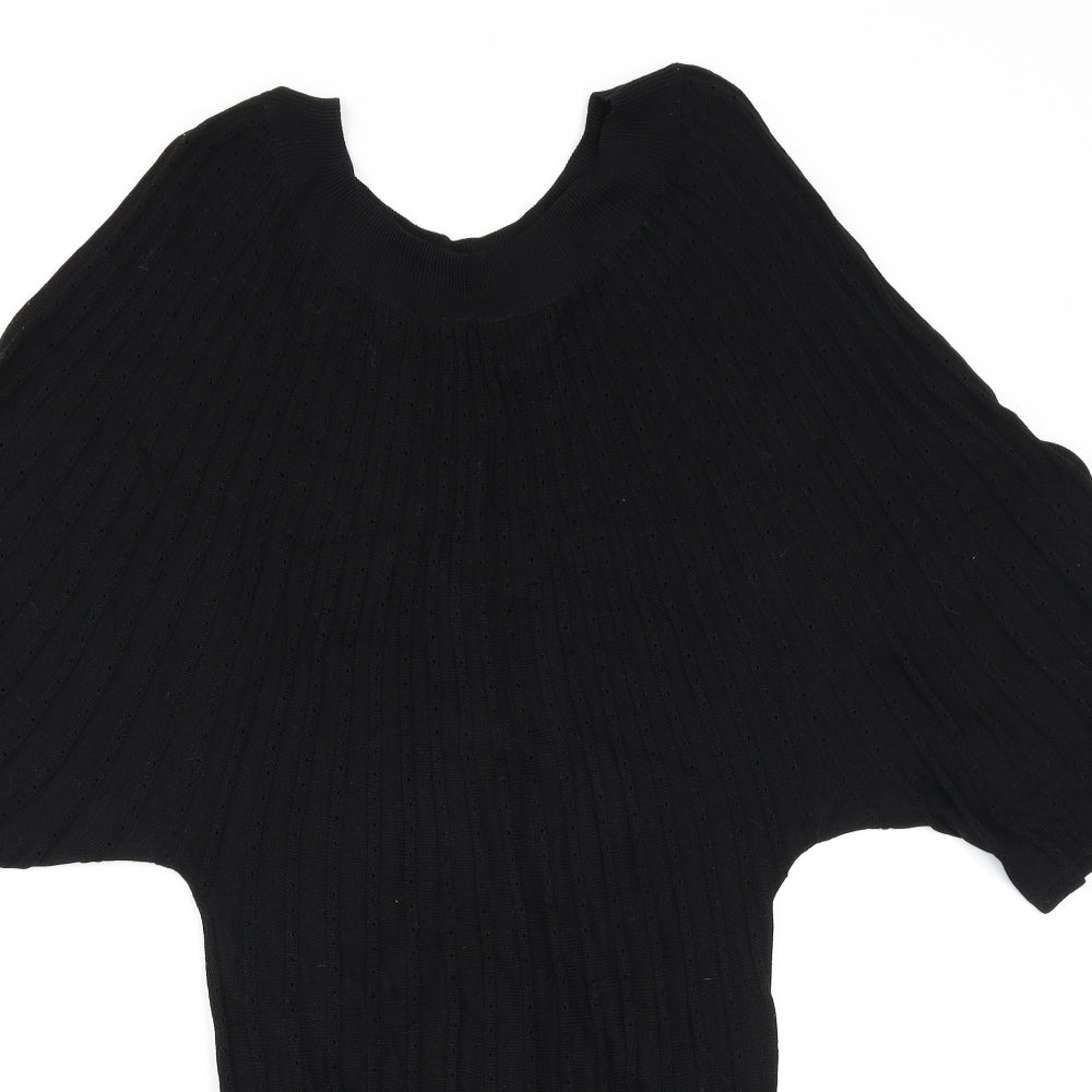 H&M Womens Black   Pullover Jumper Size 8
