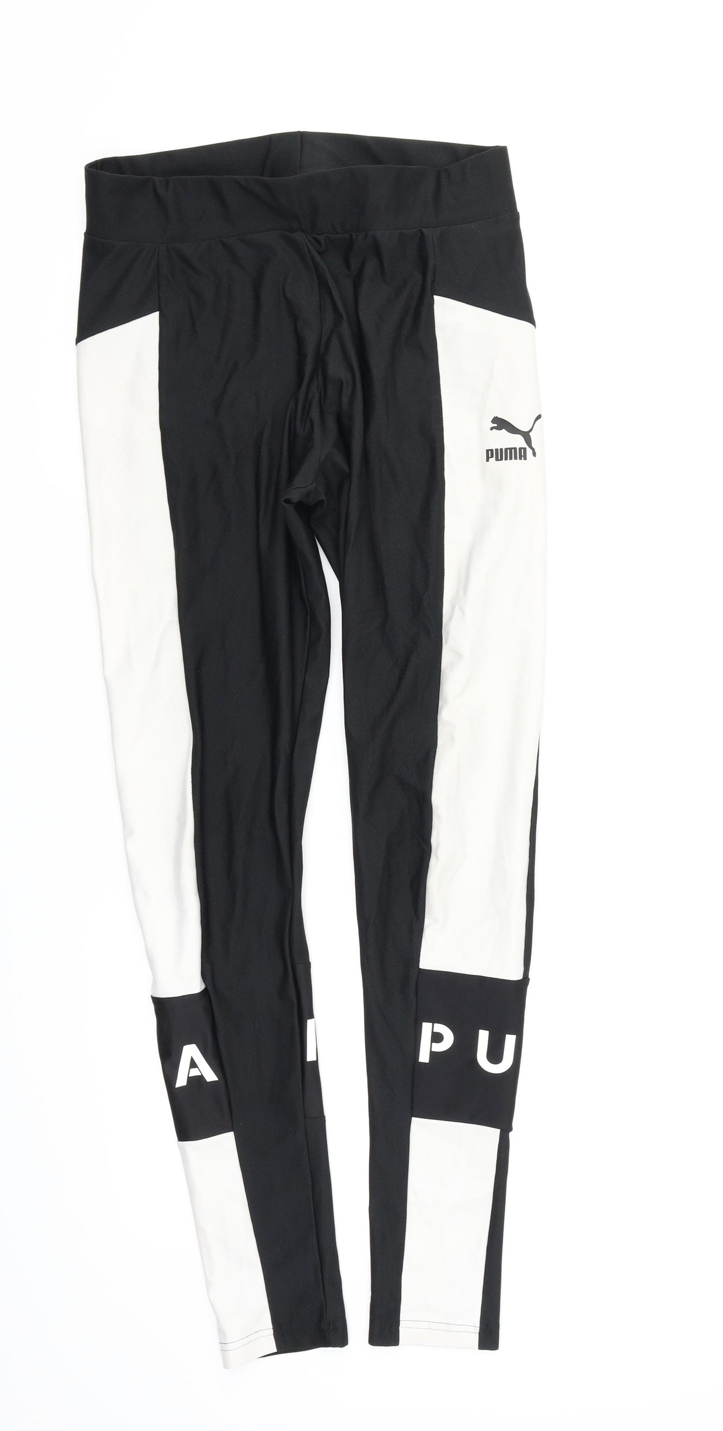 PUMA Womens Black   Jogger Leggings Size M