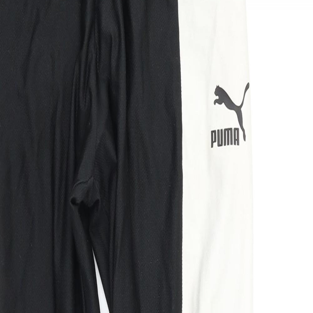 PUMA Womens Black   Jogger Leggings Size M