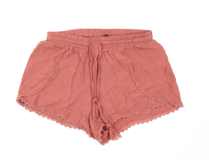 Atmosphere Womens Red Cut-Off Shorts Size 8