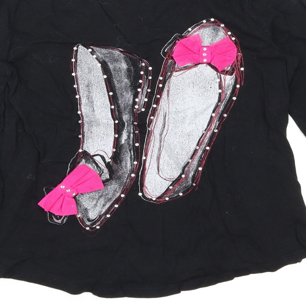 Gap Girls Black   Basic T-Shirt Size 12-13 Years