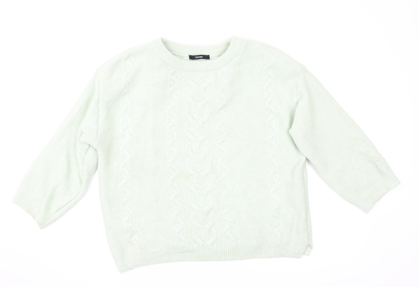 George Womens Green   Pullover Jumper Size 12