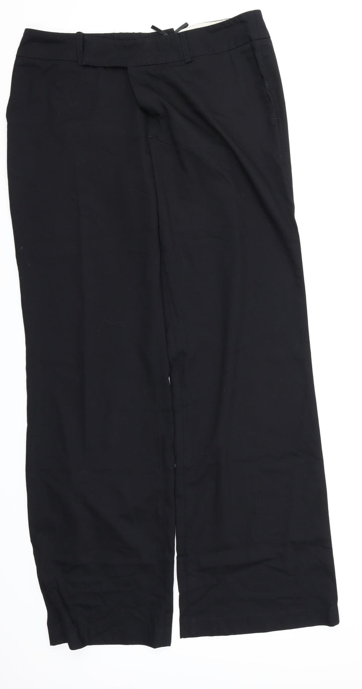 Mexx Womens Black Dress Pants Trousers Size 16