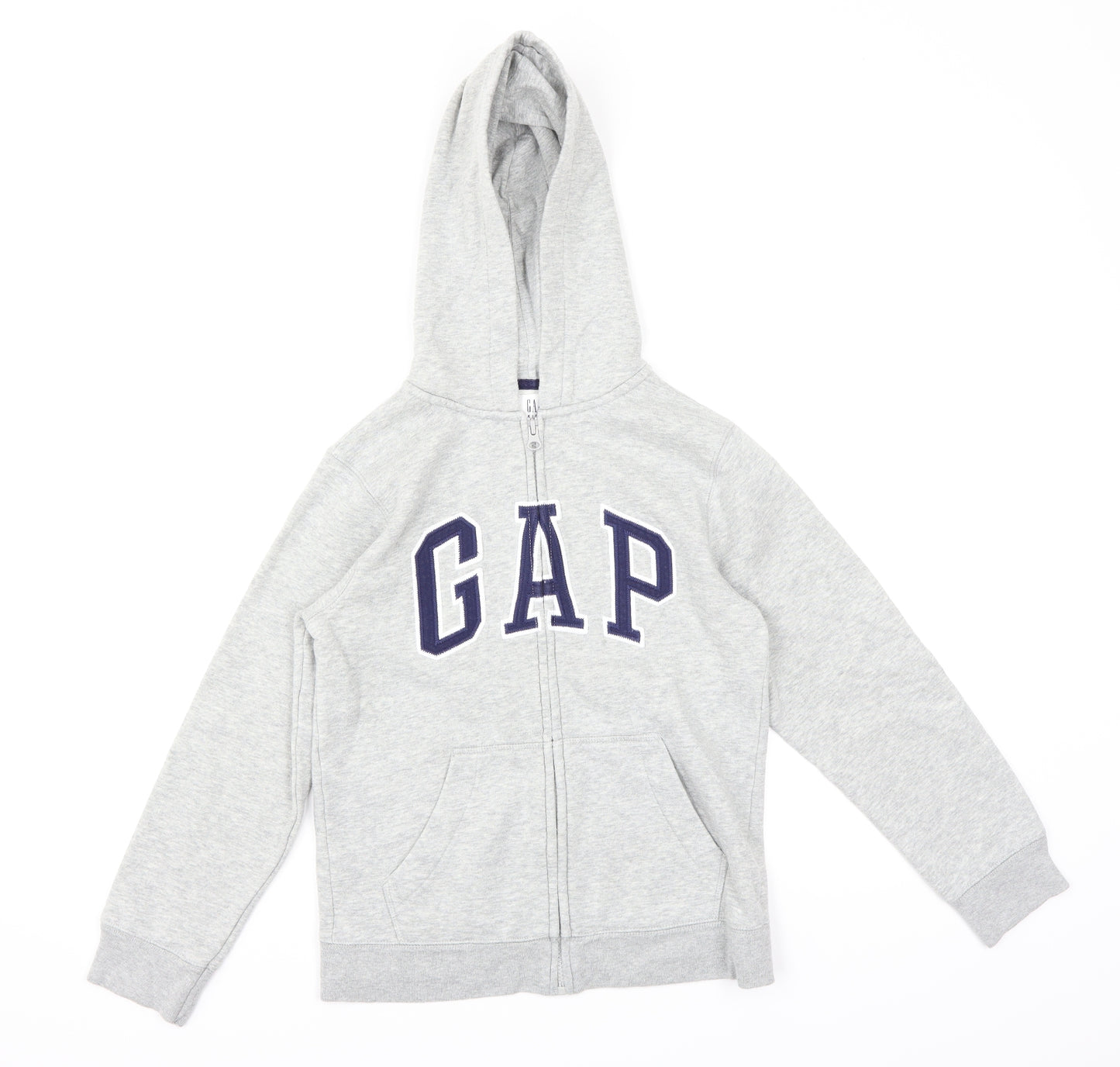 Gap Boys Grey   Full Zip Hoodie Size L
