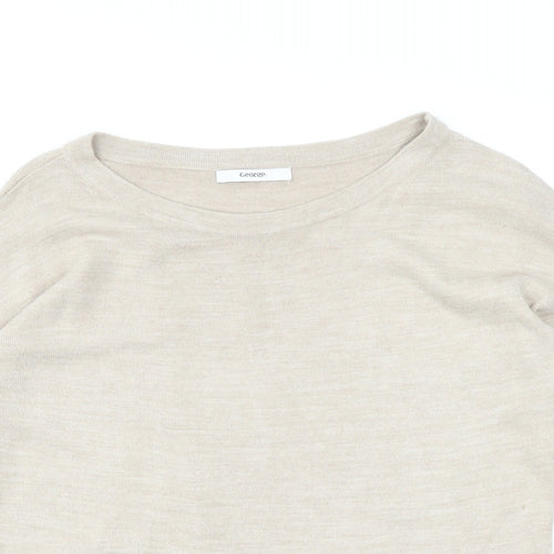 George Womens Beige   Pullover Jumper Size 10