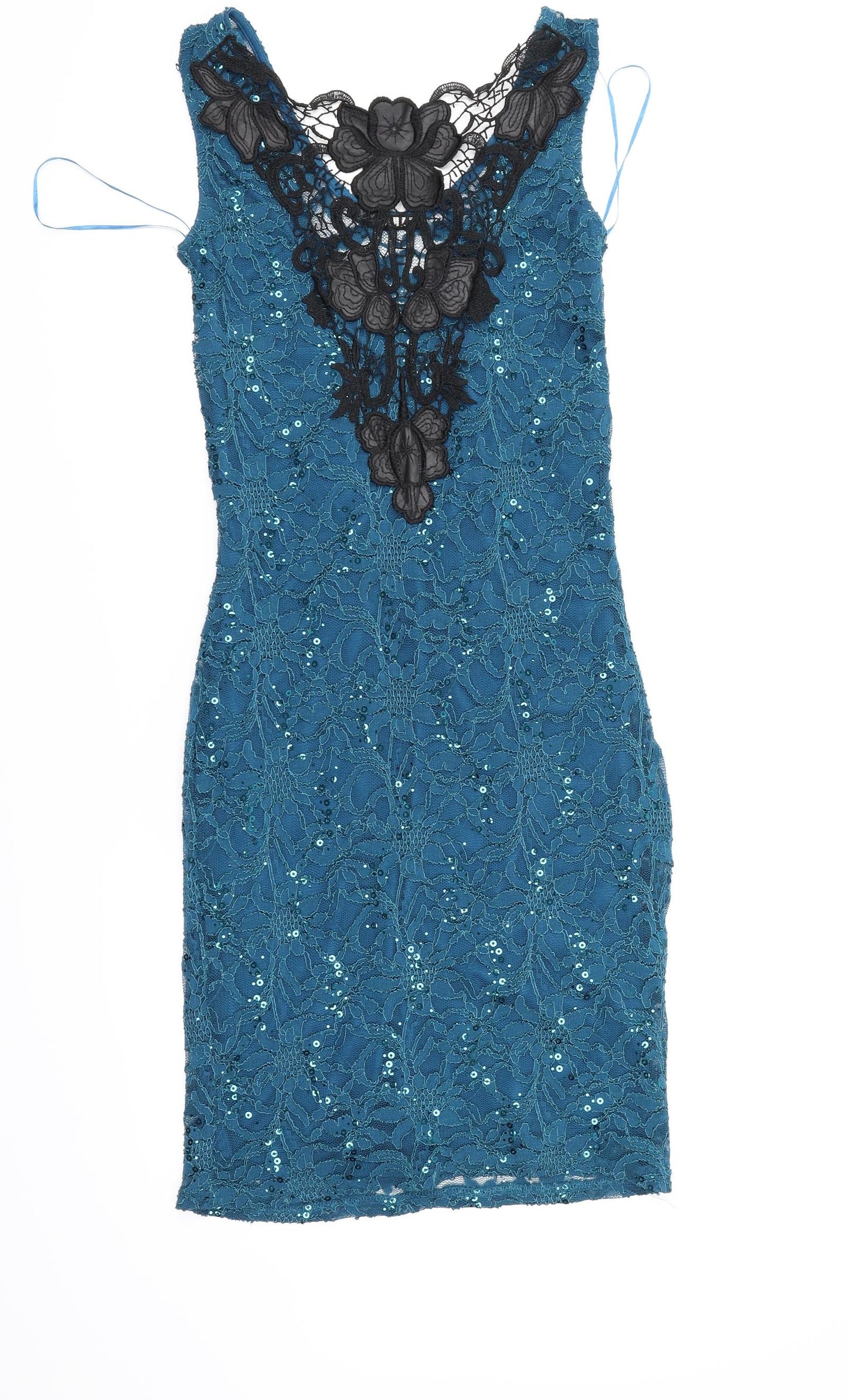 Quiz Womens Green Floral  Bodycon  Size 8