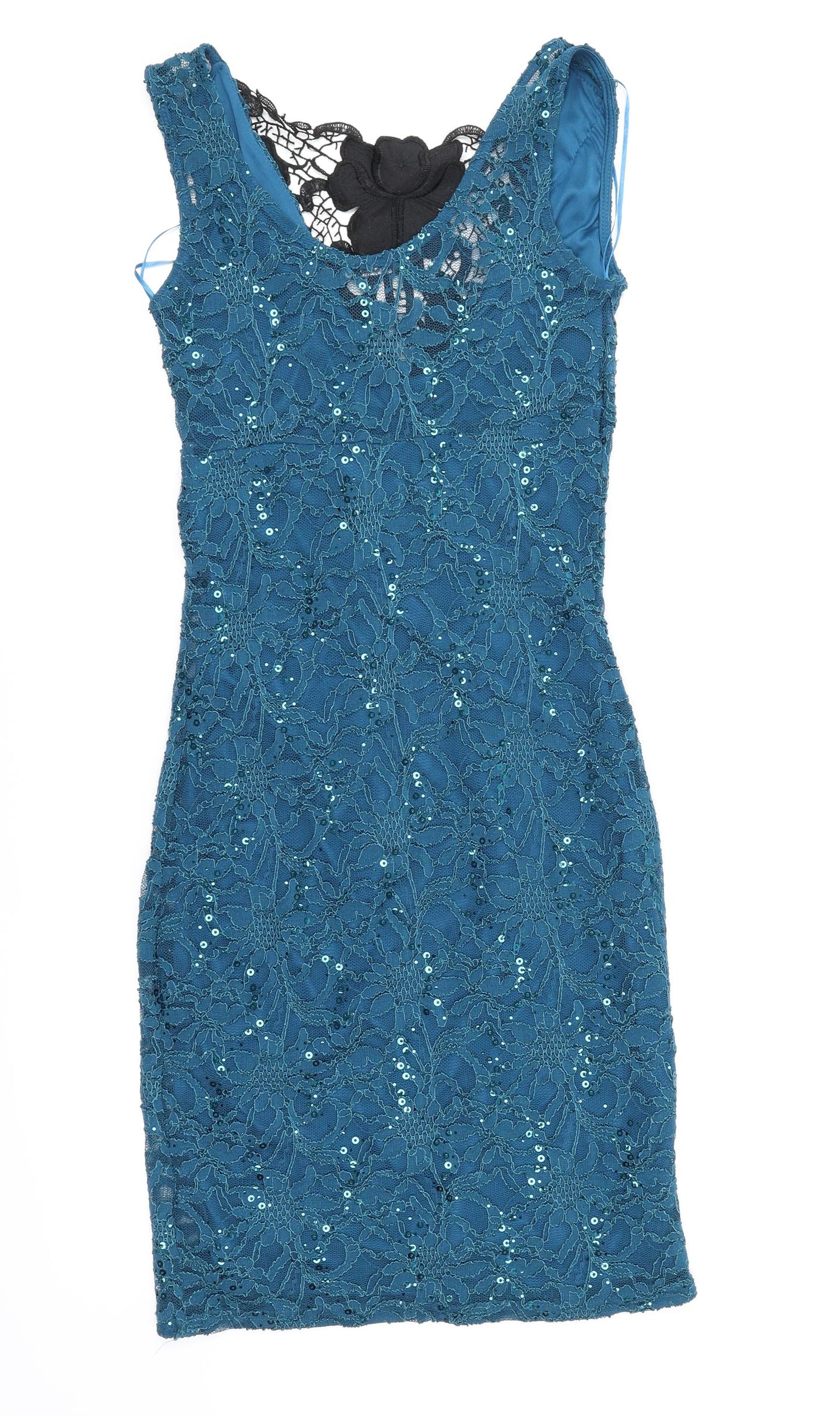 Quiz Womens Green Floral  Bodycon  Size 8