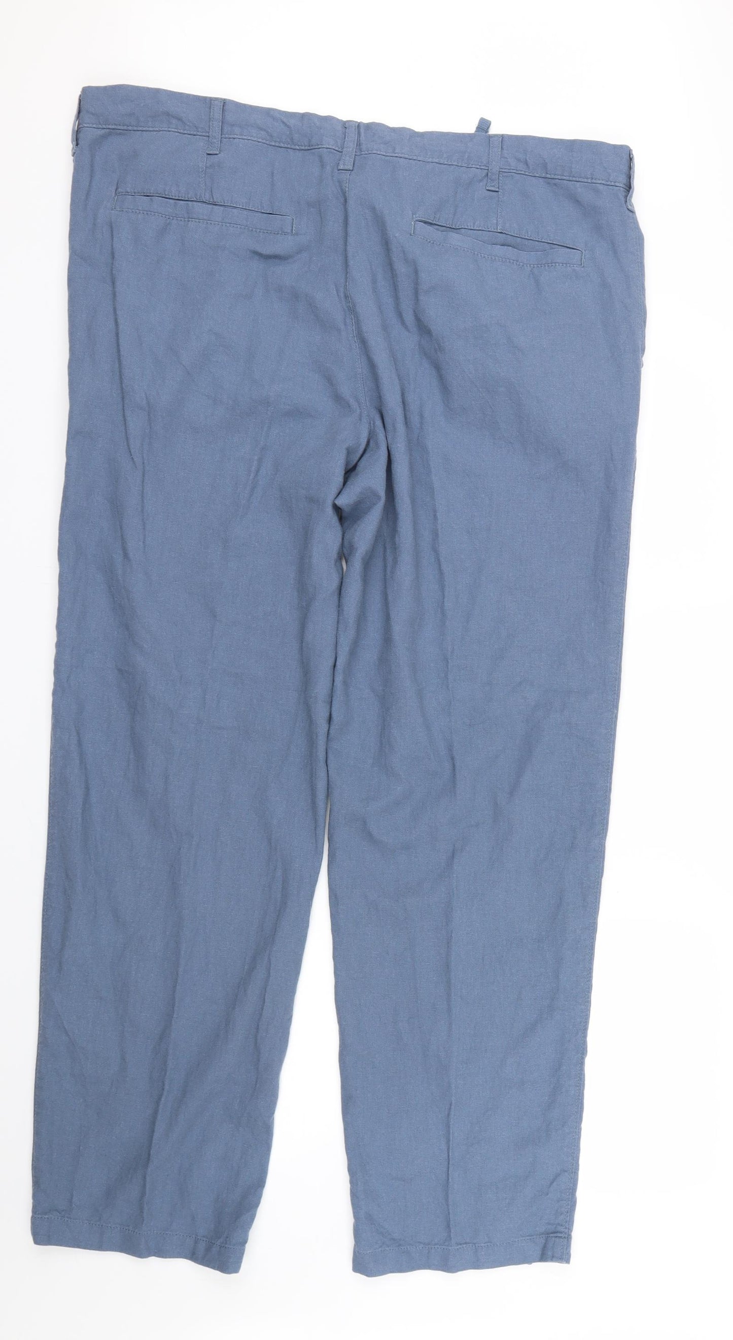 Marks and Spencer Mens Blue   Trousers  Size 40 in L31 in