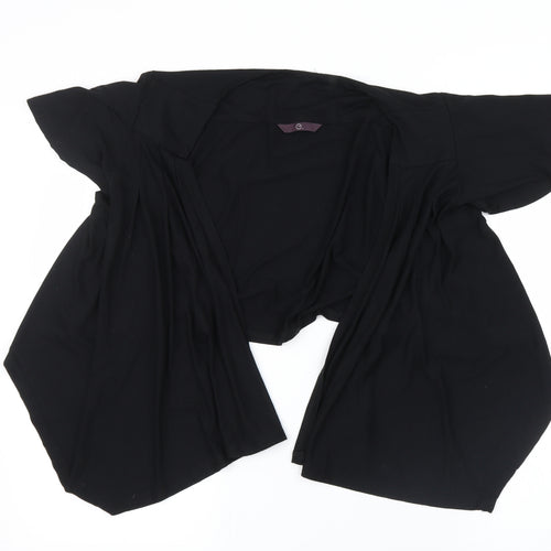 Evans Womens Black   Cardigan Jumper Size 16