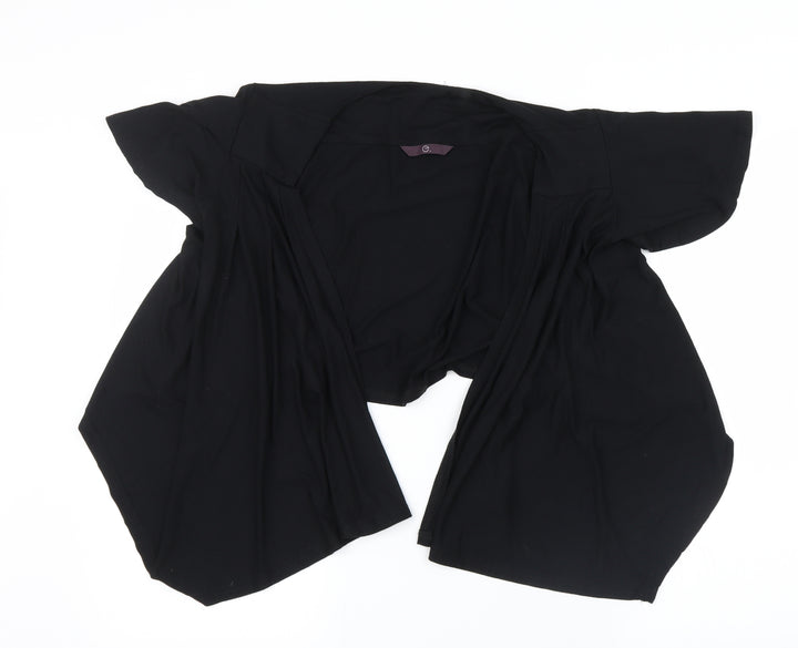 Evans Womens Black Cardigan Jumper Size 16