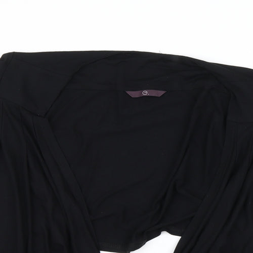 Evans Womens Black   Cardigan Jumper Size 16