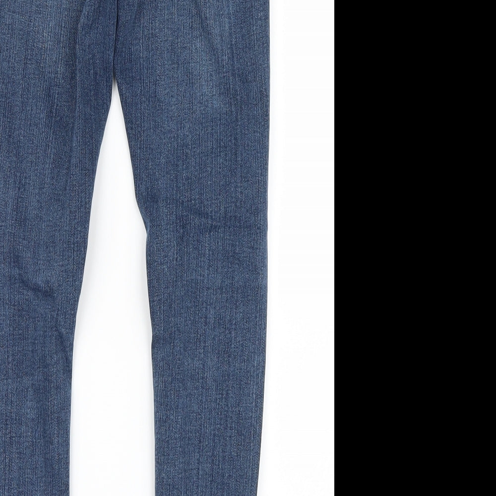 NEXT Womens Blue  Denim Skinny Jeans Size 8 L24.5 in