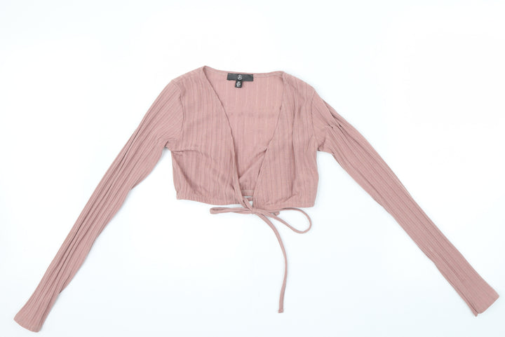 Missguided Womens Pink   Cardigan Jumper Size 6