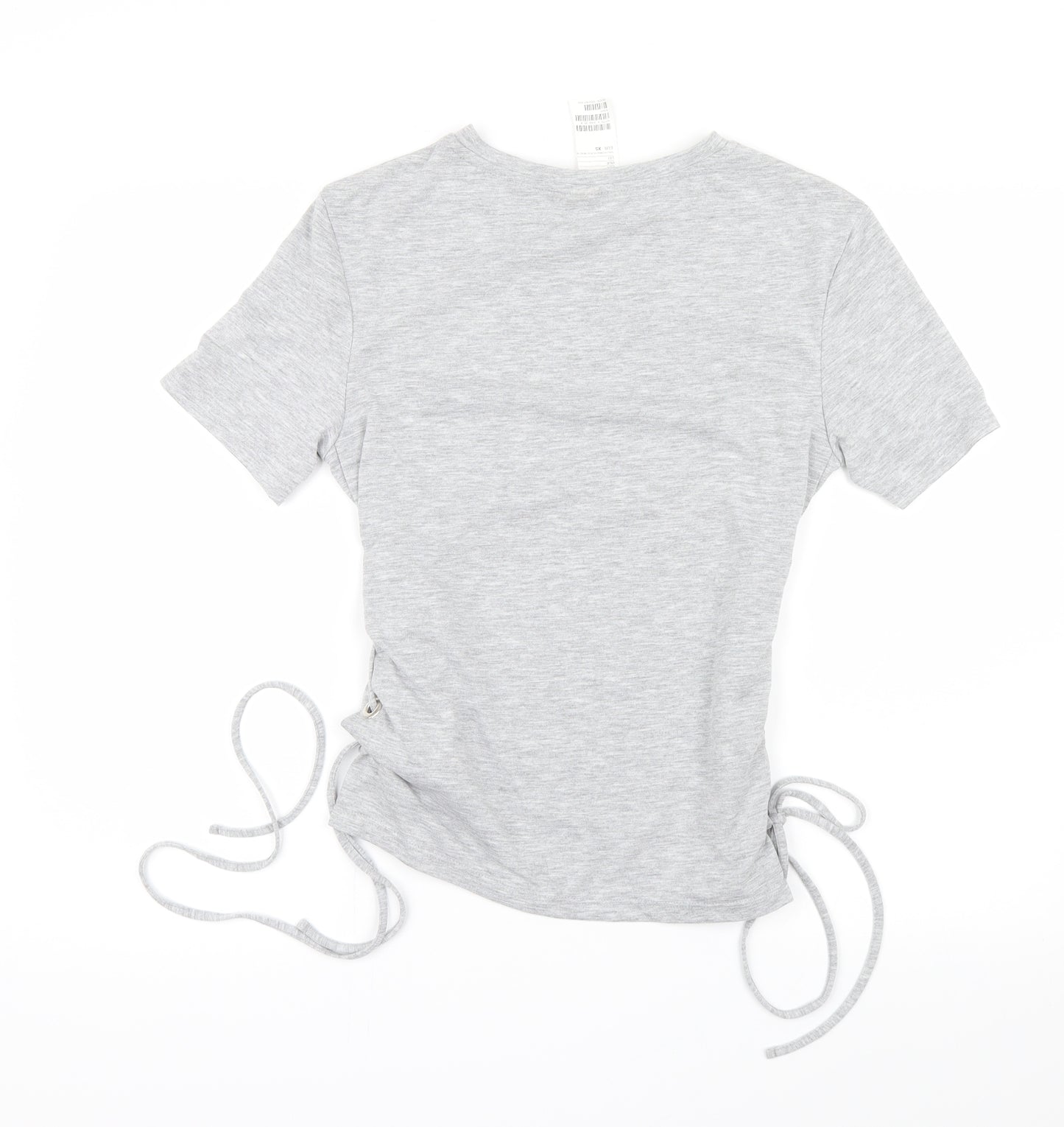 H&M Womens Grey   Basic T-Shirt Size 4