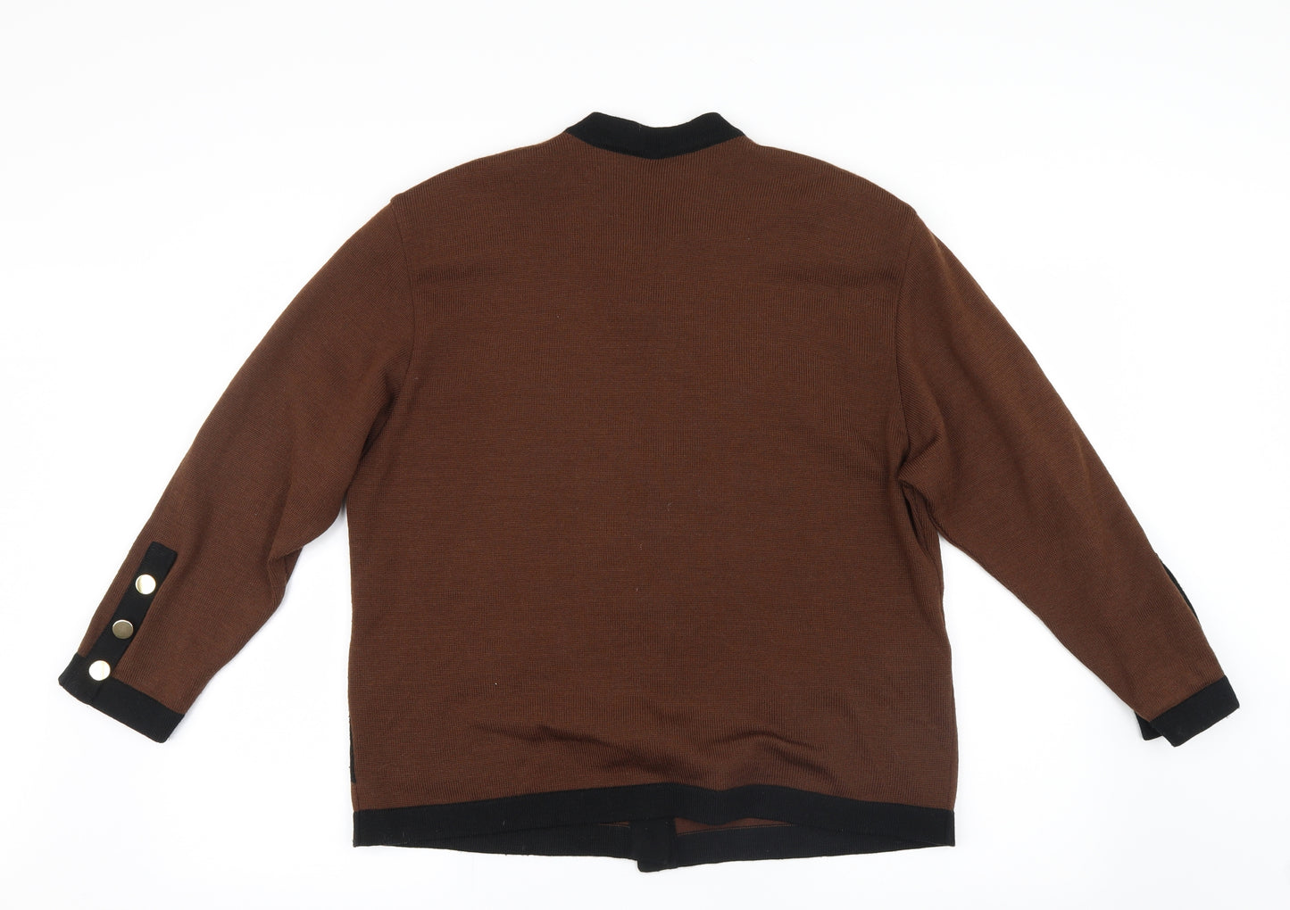 ara Womens Brown  Knit Cardigan Jumper Size 12