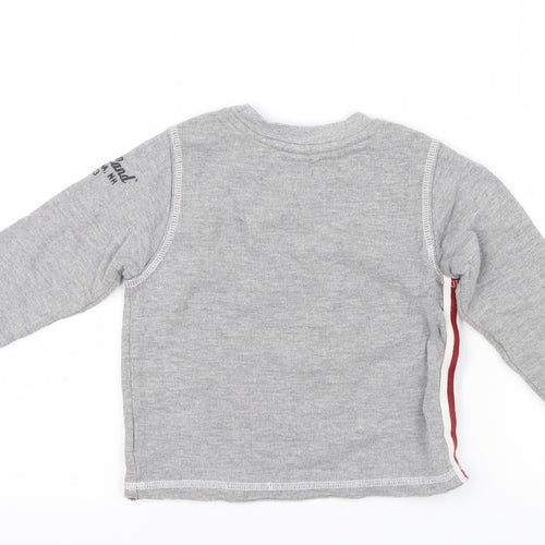 Timberland Boys Grey  Knit Pullover Jumper Size 2 Years