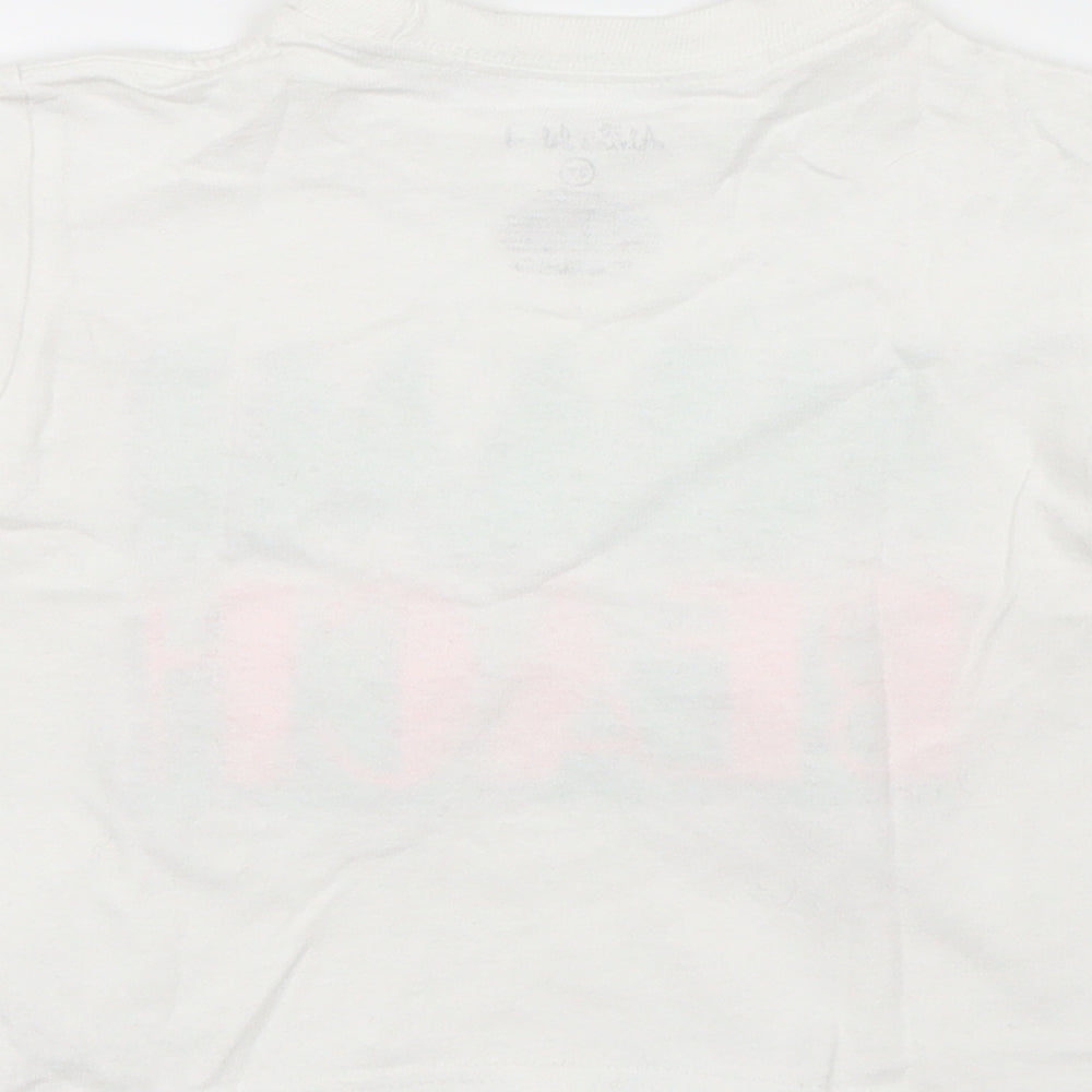 Alrin's Island Boys White   Basic T-Shirt Size 2 Years