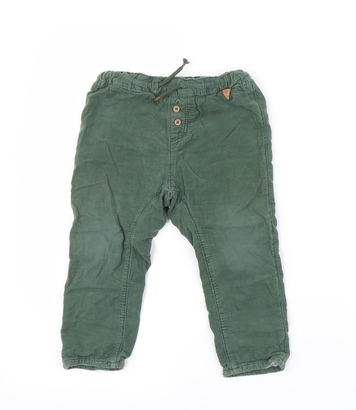 H&M Boys Green   Capri Trousers Size 2 Years