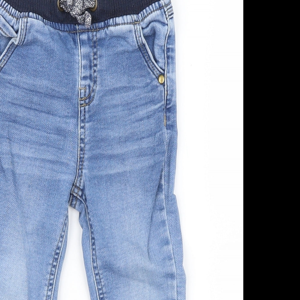 Matalan Boys Blue  Denim Capri Jeans Size 12-18 Months