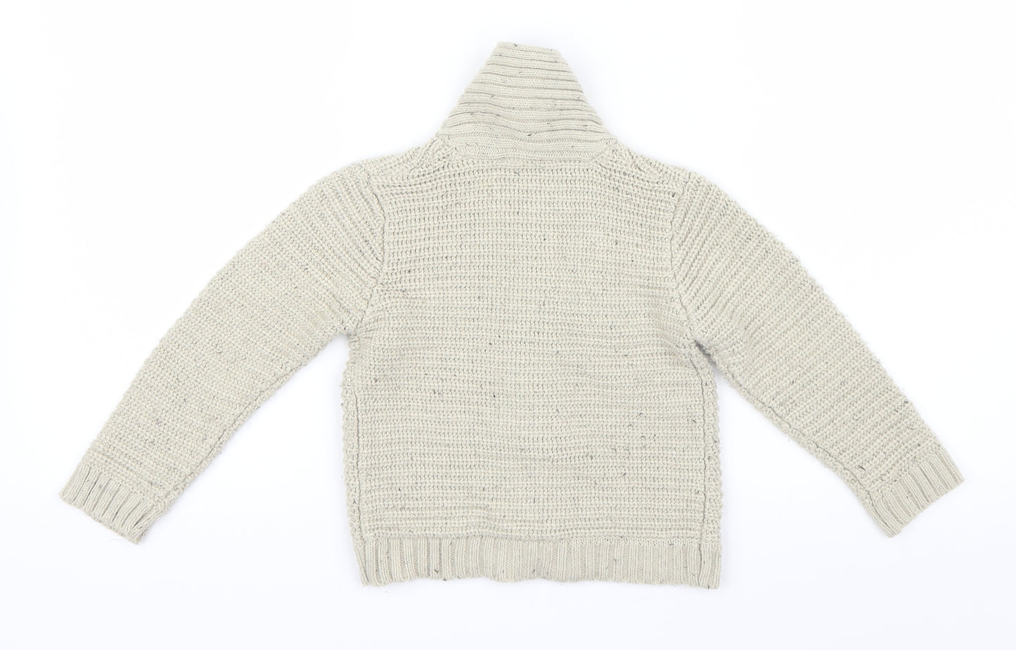 Primark Boys Ivory  Knit Cardigan Jumper Size 18-24 Months