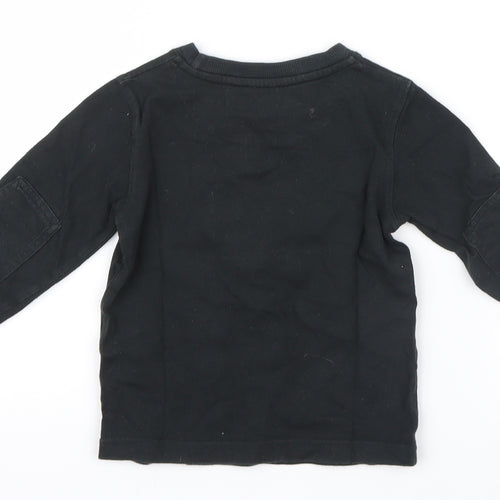 Debenhams Boys Black   Basic T-Shirt Size 2-3 Years