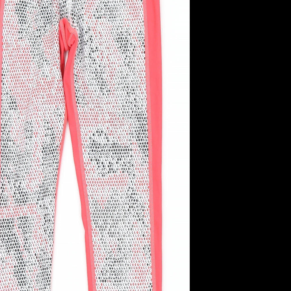 Under armour Womens Pink Geometric  Capri Leggings Size M L28 in