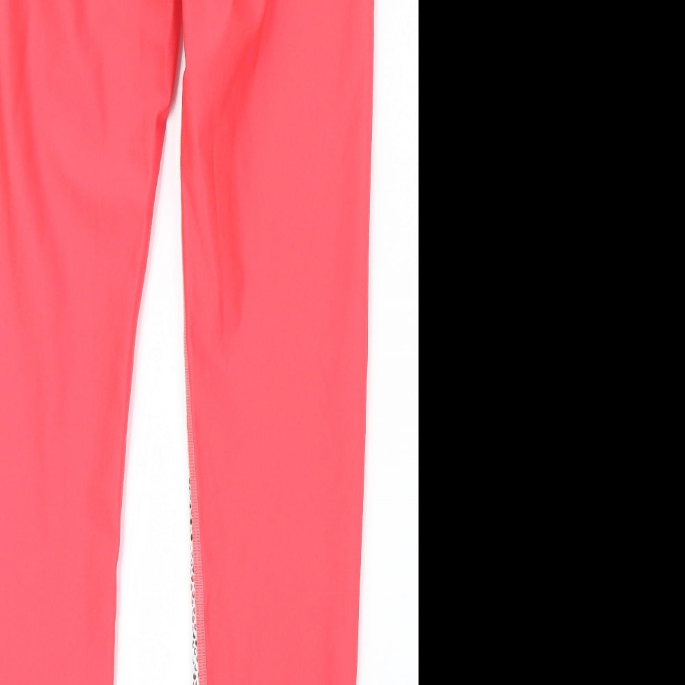 Under armour Womens Pink Geometric  Capri Leggings Size M L28 in