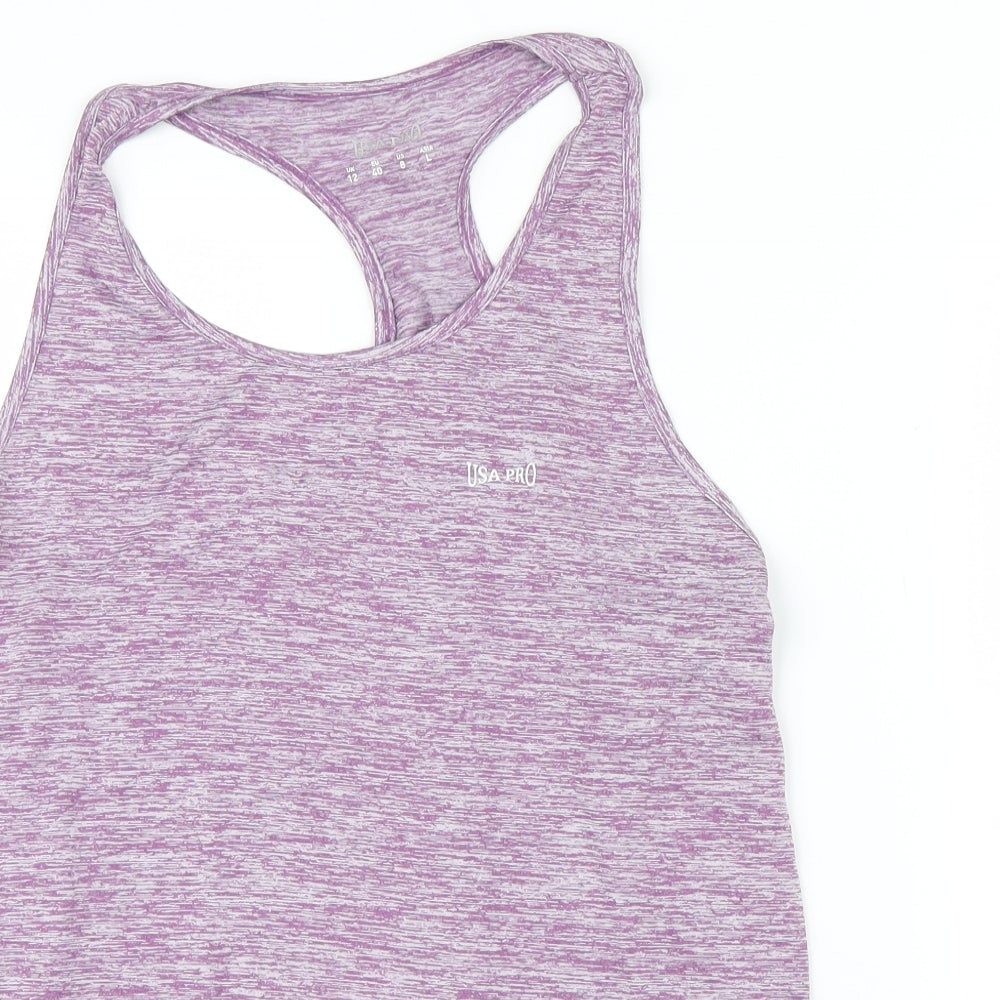 USA Pro Womens Purple   Basic Tank Size 12