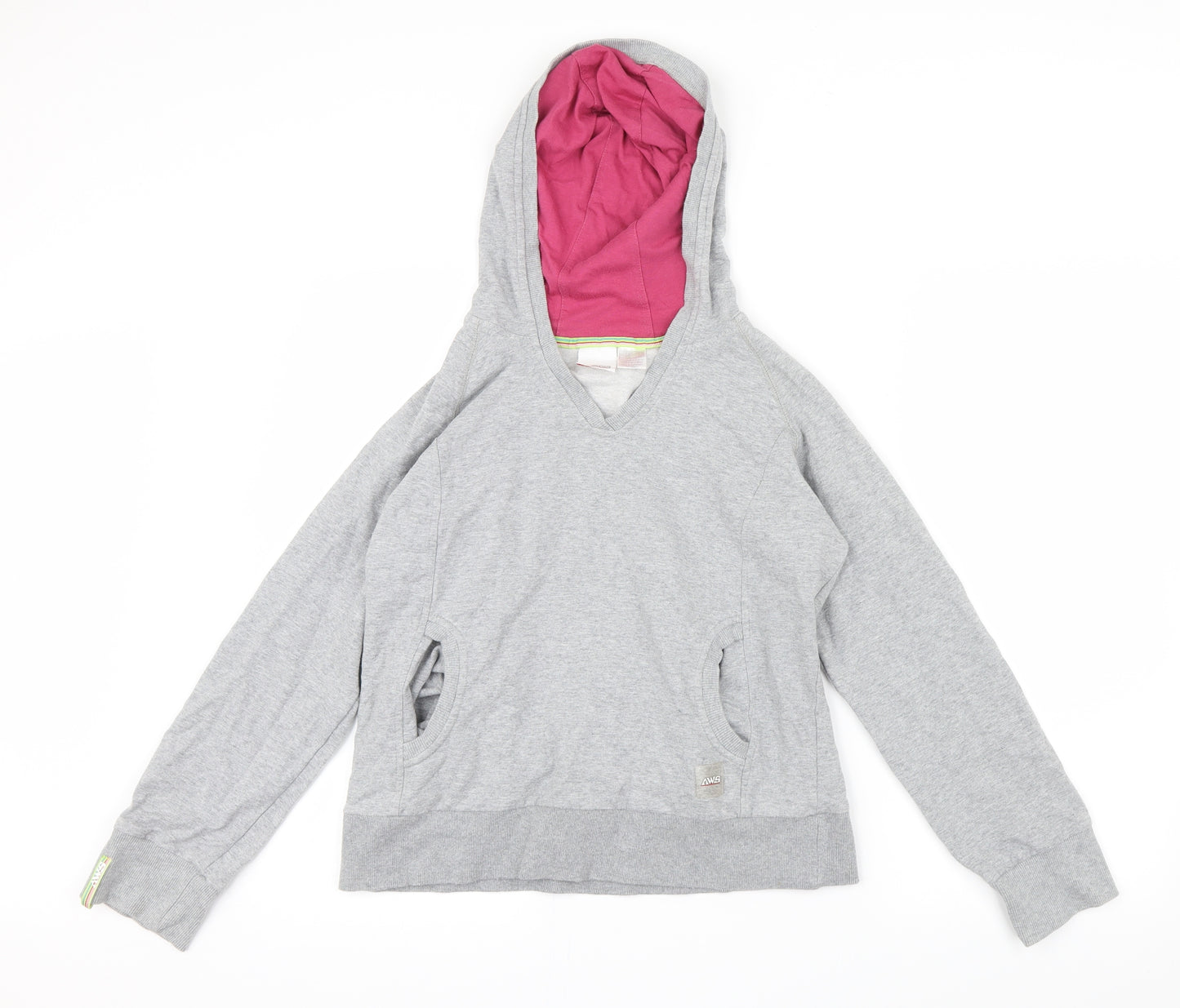 AWS Womens Grey  Knit Pullover Jumper Size 10
