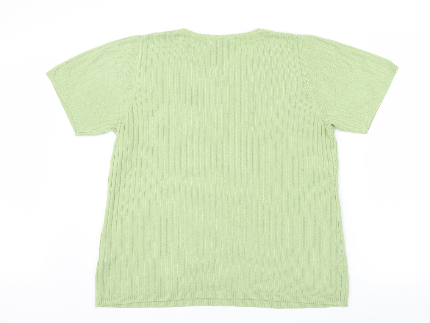 BHS Womens Green  Knit Pullover Jumper Size 18
