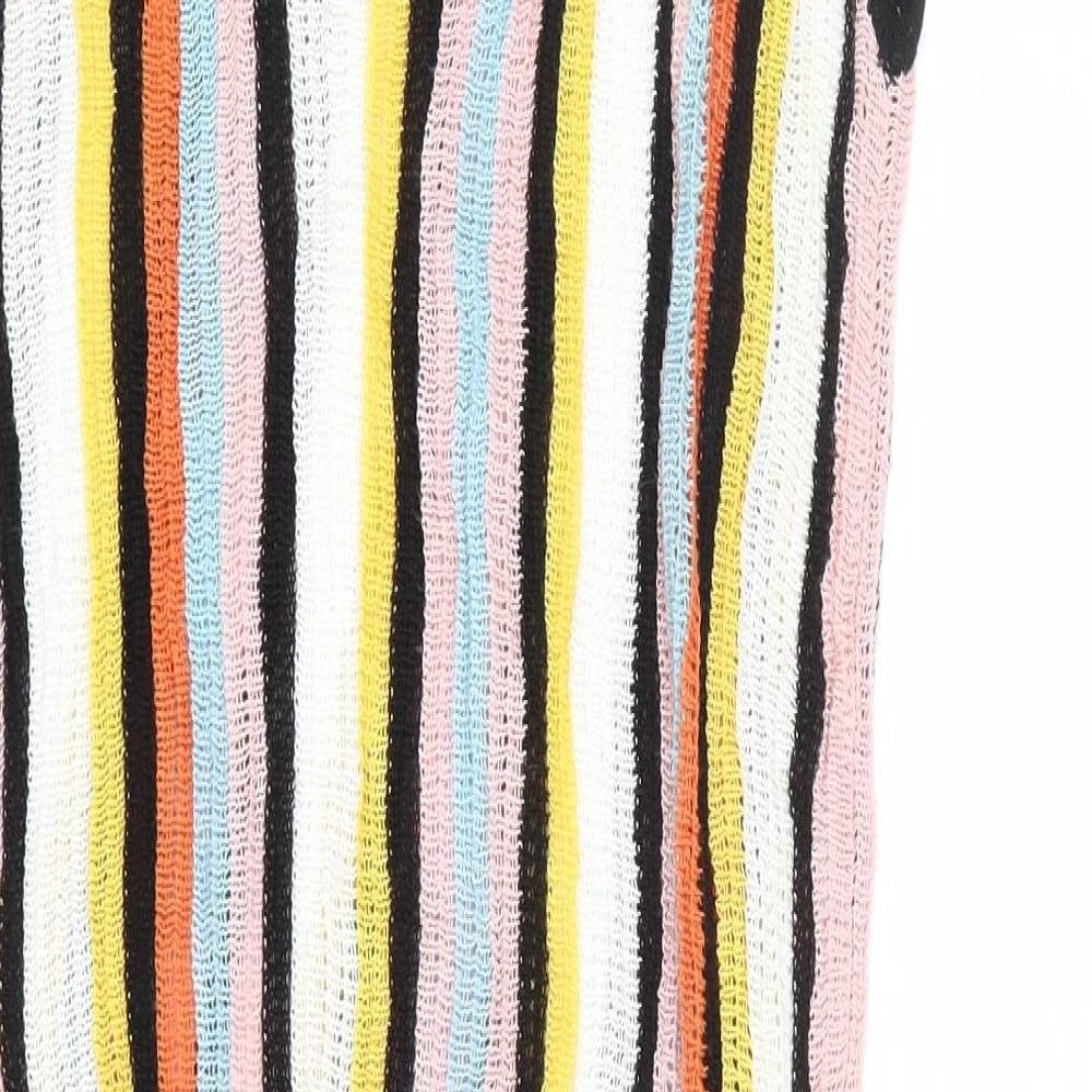 Primark Womens Pink Striped Knit Maxi  Size 14  - Beach