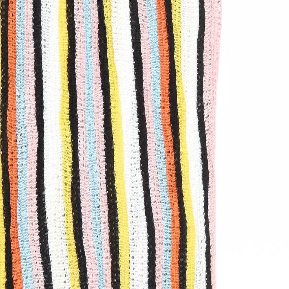 Primark Womens Pink Striped Knit Maxi  Size 14  - Beach