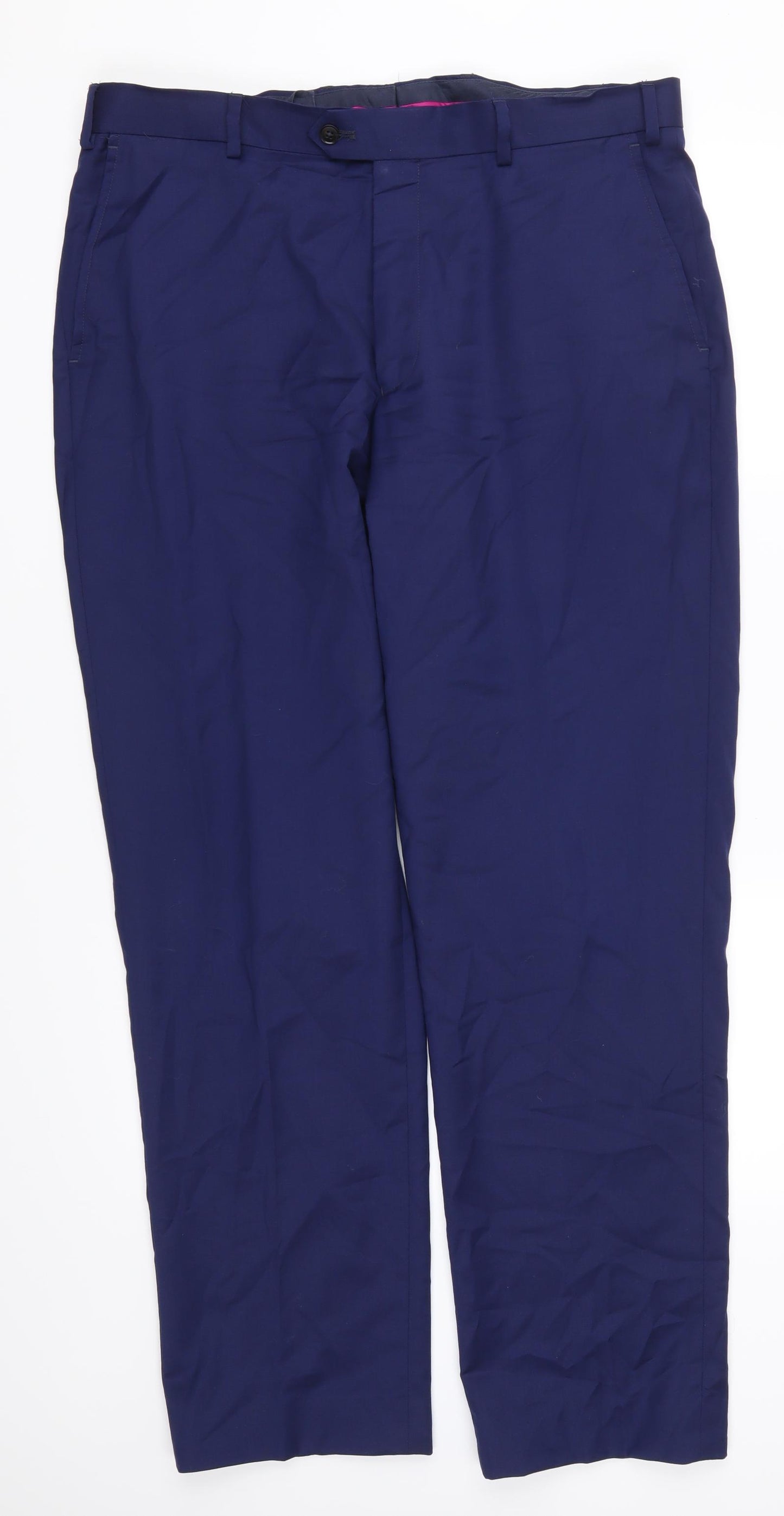 Charles Tyrwhitt Mens Blue   Trousers  Size 36 L31 in