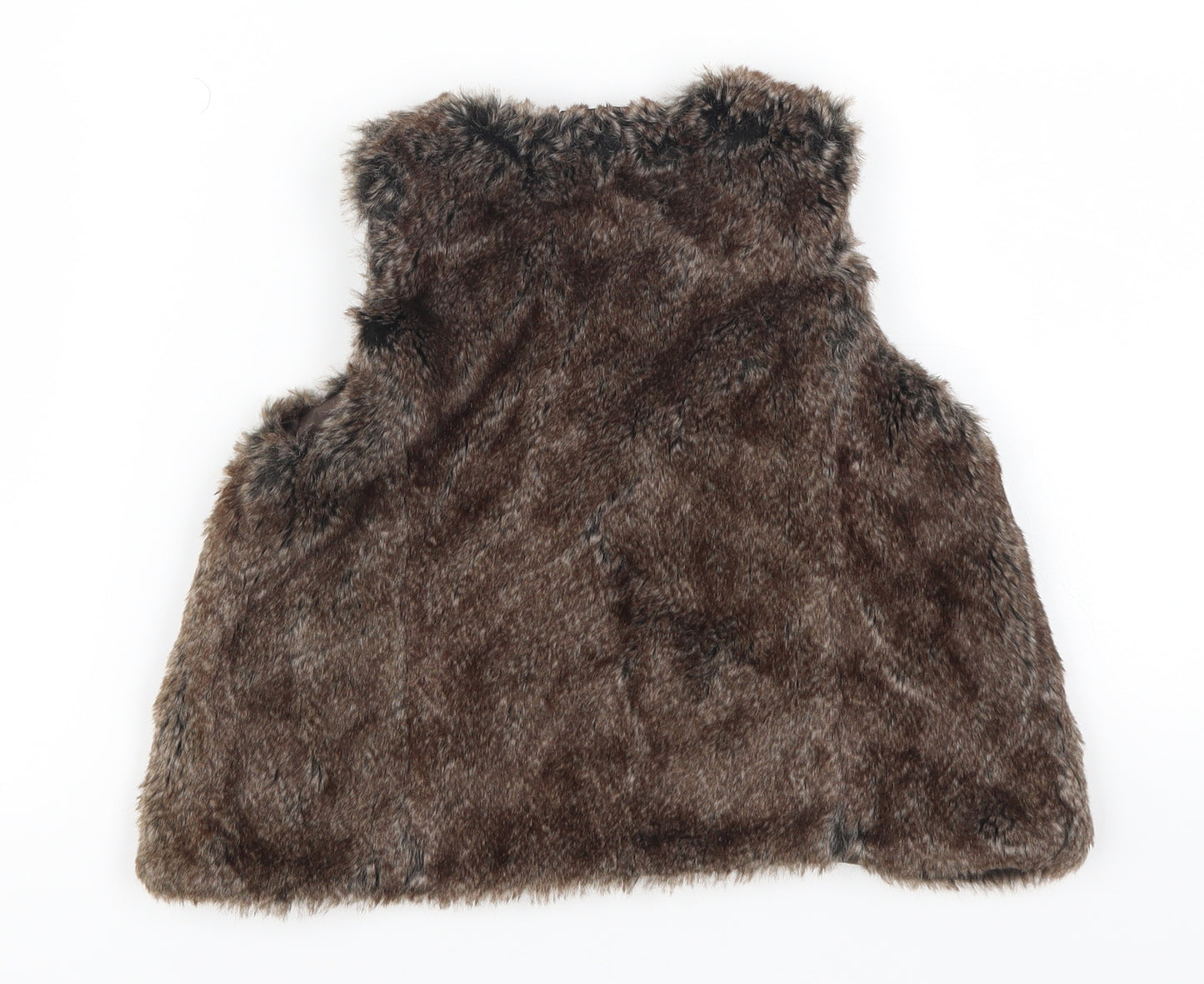 George Girls Brown   Gilet Jacket Size 3-4 Years