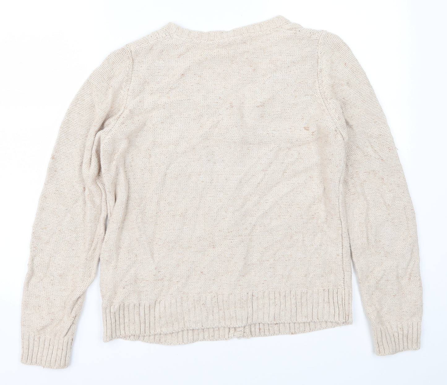 Marks and Spencer Womens Beige   Cardigan Jumper Size 16