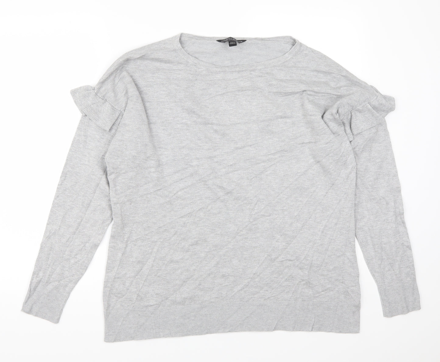 Dorothy Perkins Womens Grey   Pullover Jumper Size 18