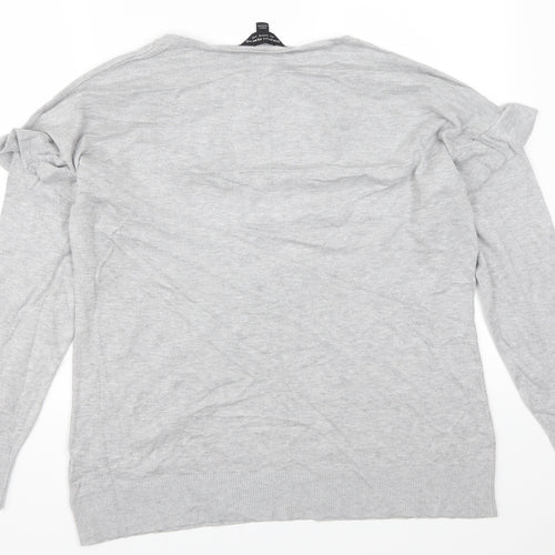 Dorothy Perkins Womens Grey   Pullover Jumper Size 18
